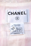 CHANEL 04C Pink White Fringe Tweed Jacket 40 シャネル ピンク ホワイト フリンジ ツイード ジャケット 即発