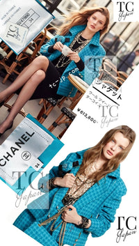 CHANEL 19A Blue Riders Wool Tweed Jacket 36 38 40 シャネル ブルー ライダース ウール ツイード ジャケット 即発 - TC JAPAN