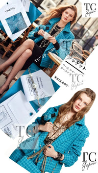 CHANEL 19A Blue Riders Wool Tweed Jacket 36 38 40 シャネル ブルー ライダース ウール ツイード ジャケット 即発 - TC JAPAN