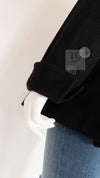 CHANEL 01A Vintage Black Cashmere Double Jacket Coat 38 シャネル ヴィンテージ ブラック カシミア ダブル ジャケット コート 即発