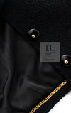 CHANEL 95A Vintage Black Gold Chain Trim Tweed Jacket 38 シャネル ヴィンテージ ブラック ゴールドチェーン トリミング ツイード ジャケット 即発