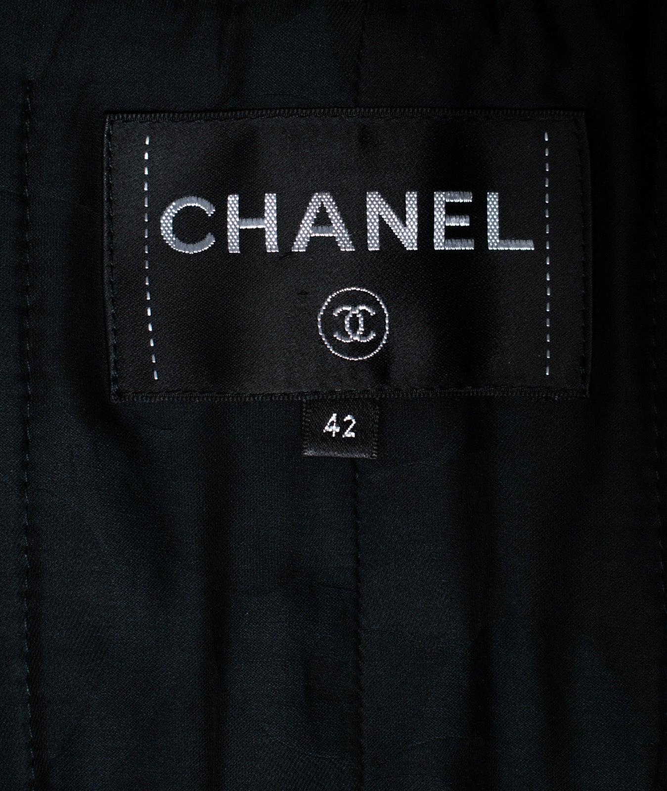 CHANEL 22S Black Mix Color Check Cotton Jacket 42 シャネル ブラック ミックスカラー チェック コットン ジャケット 即発