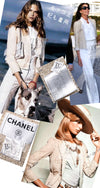 CHANEL 03S Beige Silk Cropped Cardigan Jacket 36 シャネル ベージュ シルク クロップド カーディガン ジャケット 即発