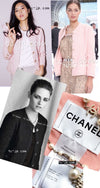 CHANEL 16C Pink CC Pearl Buttons Cotton Collarless Jacket 34 シャネル 一番人気 ピンク CC パール ボタン コットン ノーカラー ジャケット 即発