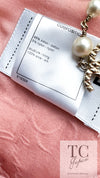 CHANEL 16C Pink CC Pearl Buttons Cotton Collarless Jacket 34 シャネル 一番人気 ピンク CC パール ボタン コットン ノーカラー ジャケット 即発