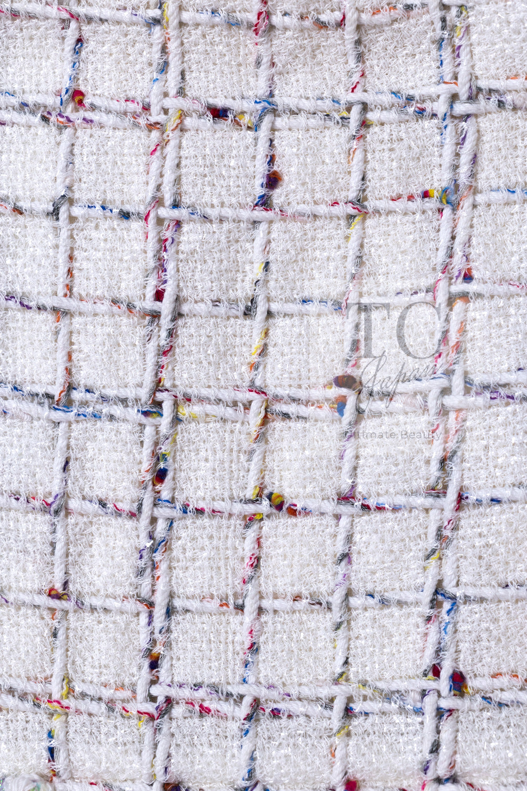 CHANEL 18S White Mix Cotton Tweed Coat Jacket 36 38 シャネル ホワイト ミックス コットン ツイード コート ジャケット 即発