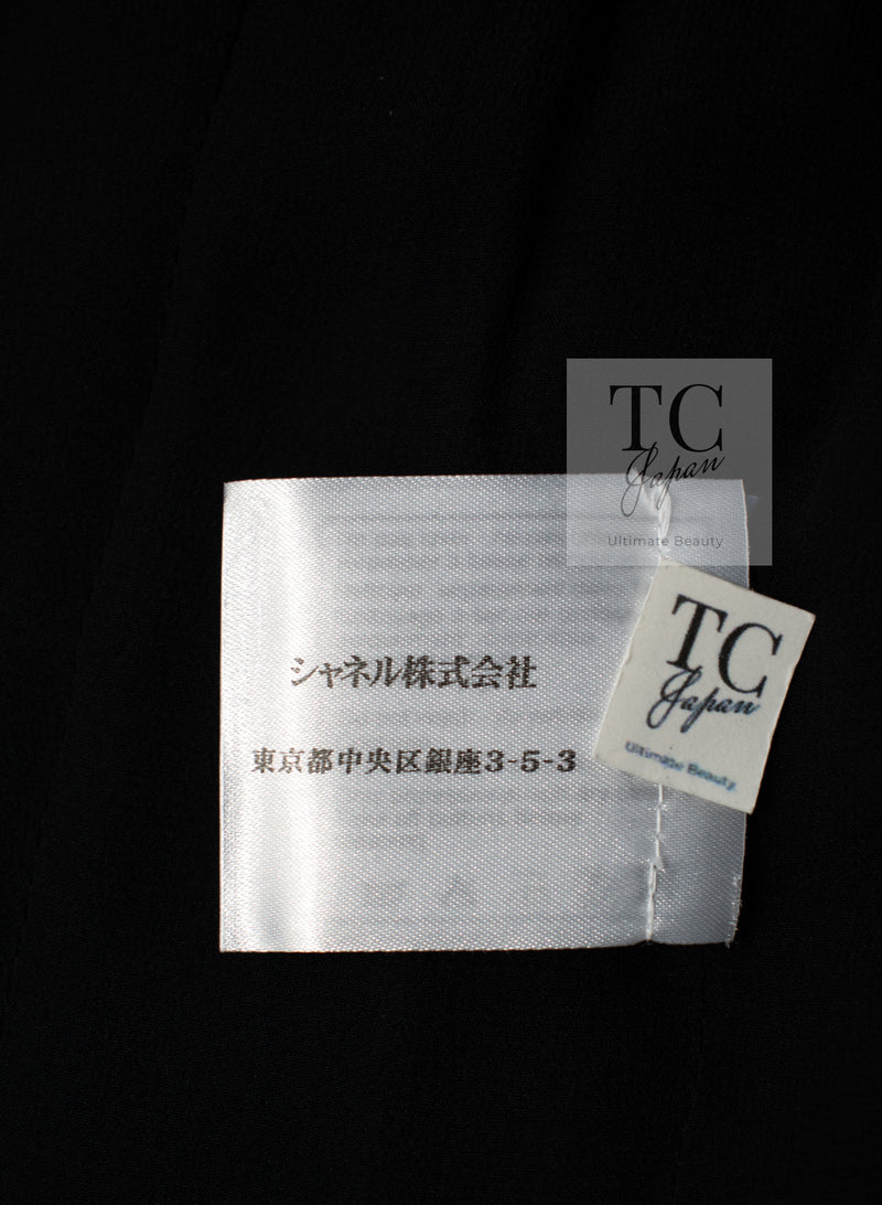 CHANEL 05S Black Sequin Embellishments Tweed Jacket 36 シャネル ブラック スパンコール ツイード ジャケット 即発