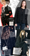 CHANEL 05S Black Sequin Embellishments Tweed Jacket 36 シャネル ブラック スパンコール ツイード ジャケット 即発
