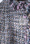 CHANEL 03A Lavender Pink Gray Multicolor Lesage Wool Tweed Jacket 34 36 シャネル ラベンダー ピンク グレー ルサージュ ツイード ジャケット 即発