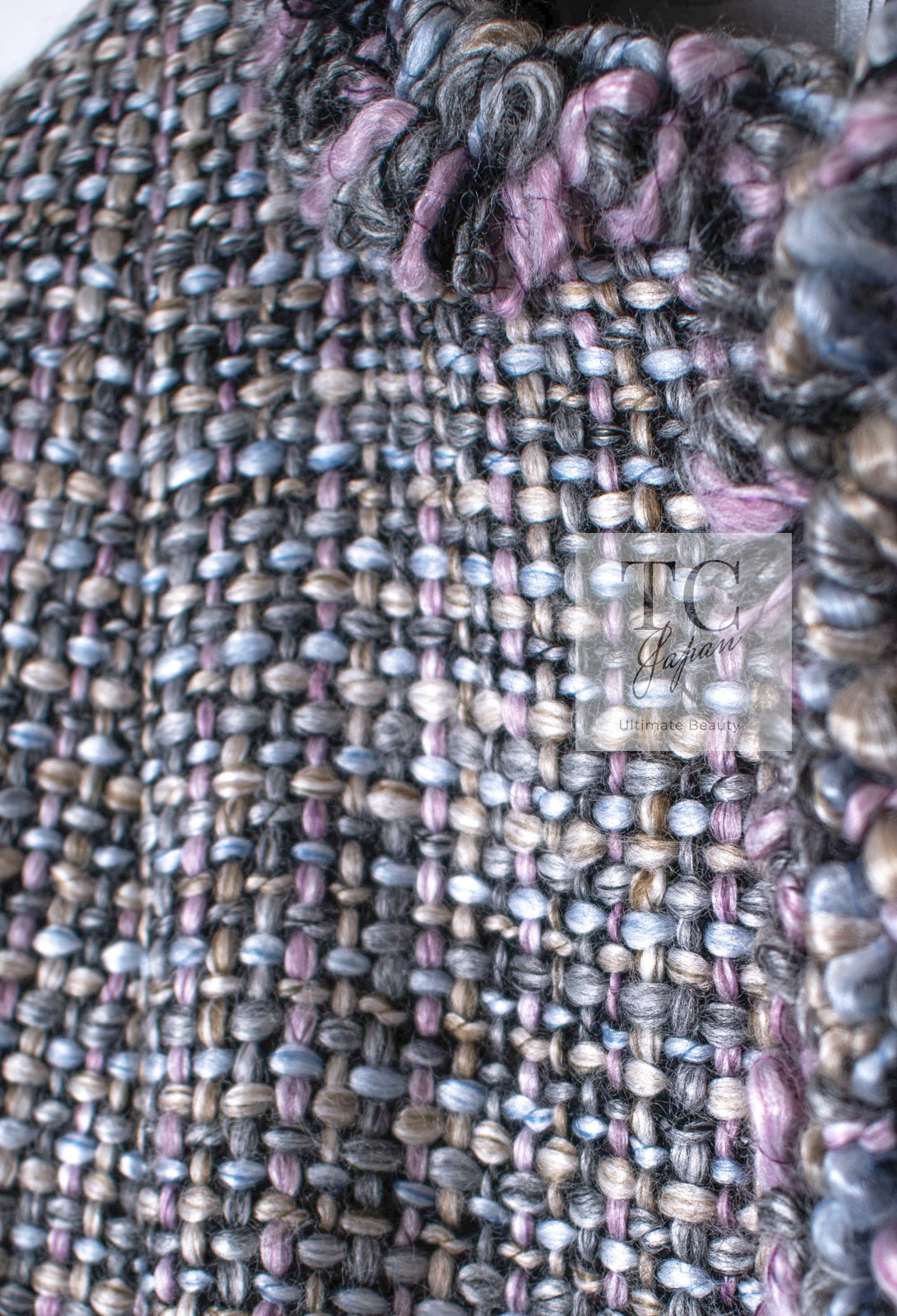CHANEL 03A Lavender Pink Gray Multicolor Lesage Wool Tweed Jacket 34 36 シャネル ラベンダー ピンク グレー ルサージュ ツイード ジャケット 即発
