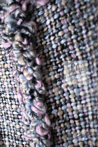 CHANEL 03A Lavender Pink Gray Multicolor Lesage Wool Tweed Jacket 34 36 シャネル ラベンダー ピンク グレー ルサージュ ツイード ジャケット 即発