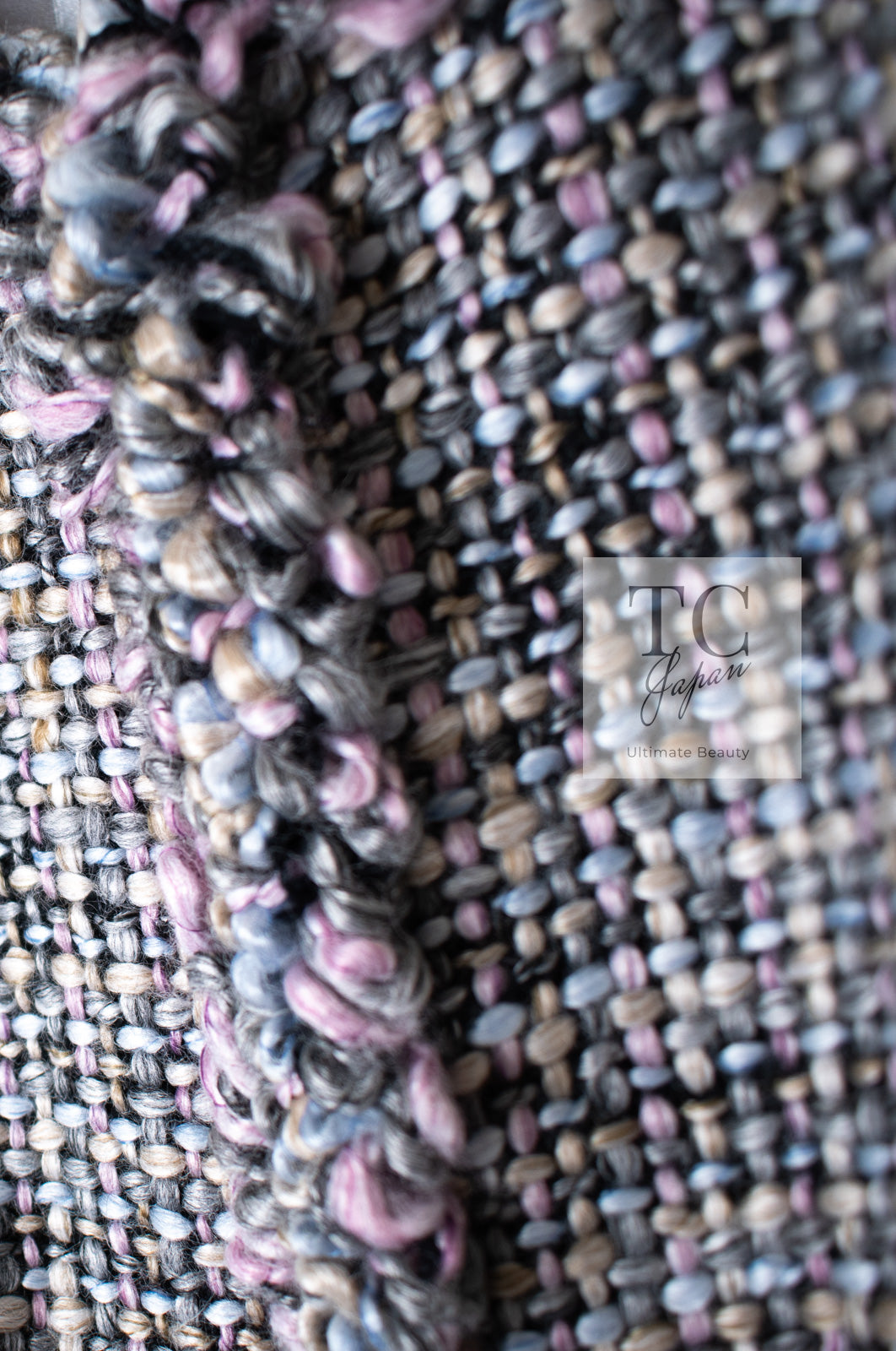 CHANEL 03A Lavender Pink Gray Multicolor Lesage Wool Tweed Jacket 34 36 シャネル ラベンダー ピンク グレー ルサージュ ツイード ジャケット 即発