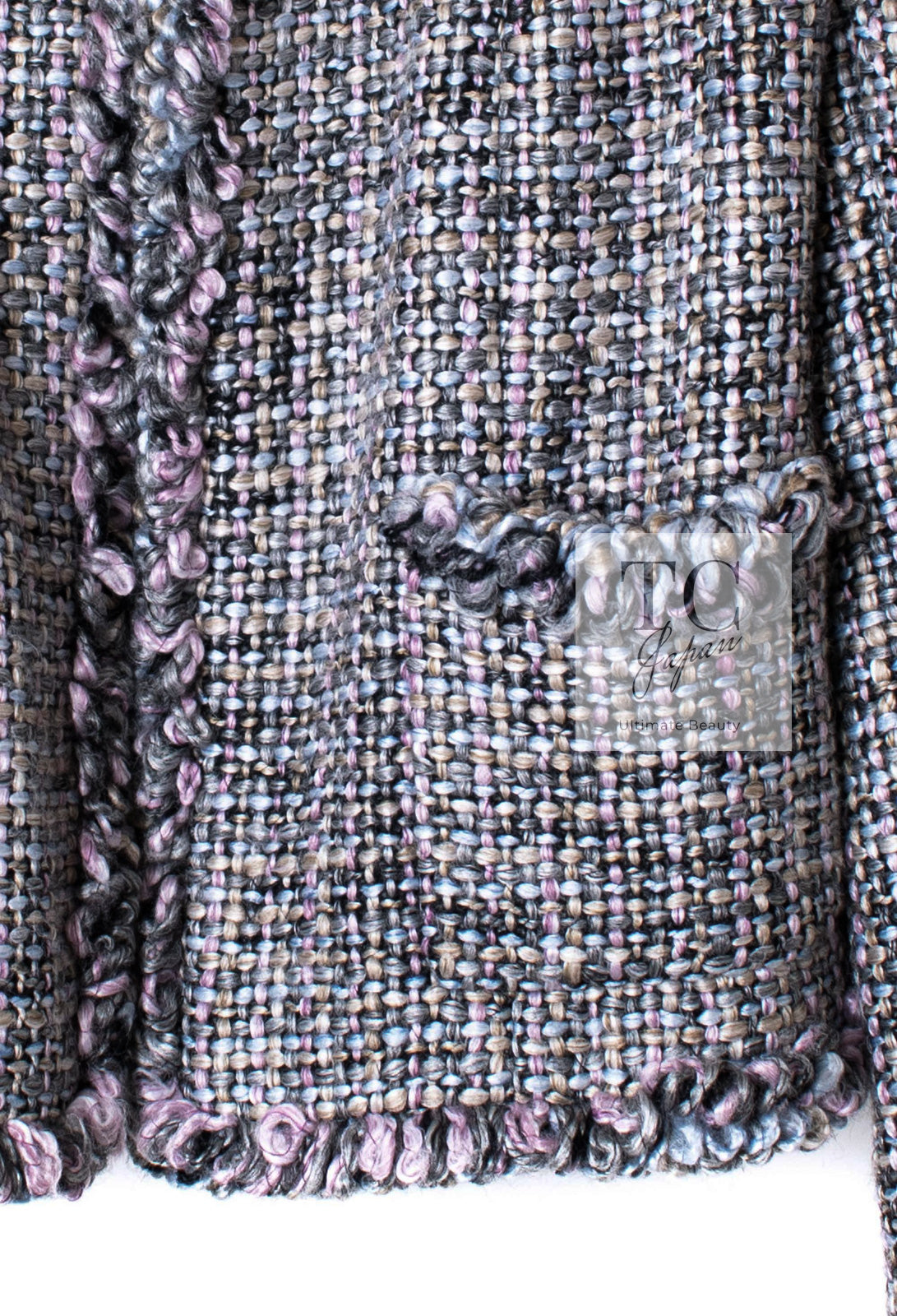 CHANEL 03A Lavender Pink Gray Multicolor Lesage Wool Tweed Jacket 34 36 シャネル ラベンダー ピンク グレー ルサージュ ツイード ジャケット 即発
