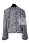 CHANEL 03A Lavender Pink Gray Multicolor Lesage Wool Tweed Jacket 34 36 シャネル ラベンダー ピンク グレー ルサージュ ツイード ジャケット 即発