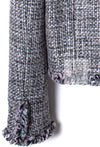 CHANEL 03A Lavender Pink Gray Multicolor Lesage Wool Tweed Jacket 34 36 シャネル ラベンダー ピンク グレー ルサージュ ツイード ジャケット 即発