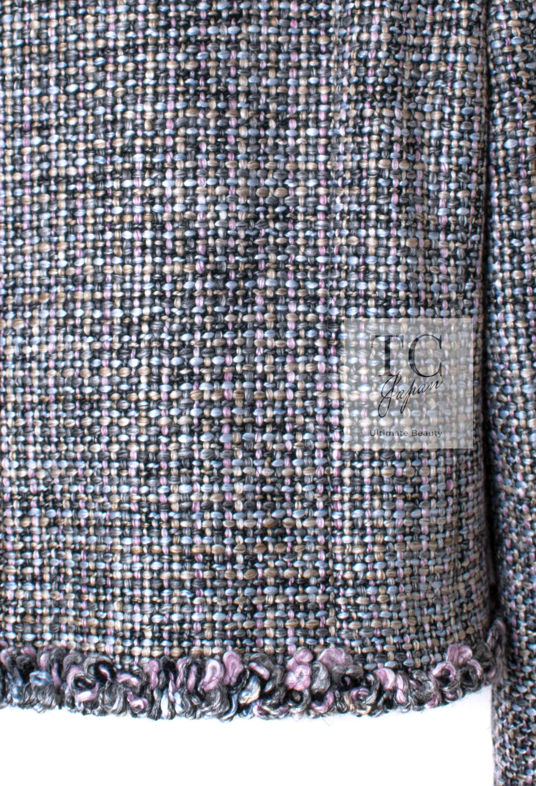 CHANEL 03A Lavender Pink Gray Multicolor Lesage Wool Tweed Jacket 34 36 シャネル ラベンダー ピンク グレー ルサージュ ツイード ジャケット 即発