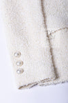 CHANEL 19C Ivory LA PAUSA Buttons Double Jacket 36 38 シャネル アイボリー ラ パウザ ロゴ ボタン ダブル ジャケット 即発