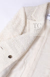 CHANEL 19C Ivory LA PAUSA Buttons Double Jacket 36 38 シャネル アイボリー ラ パウザ ロゴ ボタン ダブル ジャケット 即発