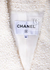 CHANEL 19C Ivory LA PAUSA Buttons Double Jacket 36 38 シャネル アイボリー ラ パウザ ロゴ ボタン ダブル ジャケット 即発