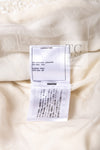 CHANEL 19C Ivory LA PAUSA Buttons Double Jacket 36 38 シャネル アイボリー ラ パウザ ロゴ ボタン ダブル ジャケット 即発