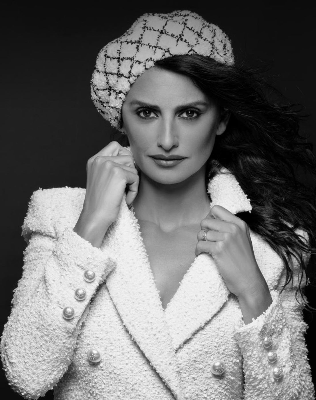 CHANEL 19C Ivory LA PAUSA Buttons Double Jacket 36 38 シャネル アイボリー ラ パウザ ロゴ ボタン ダブル ジャケット 即発