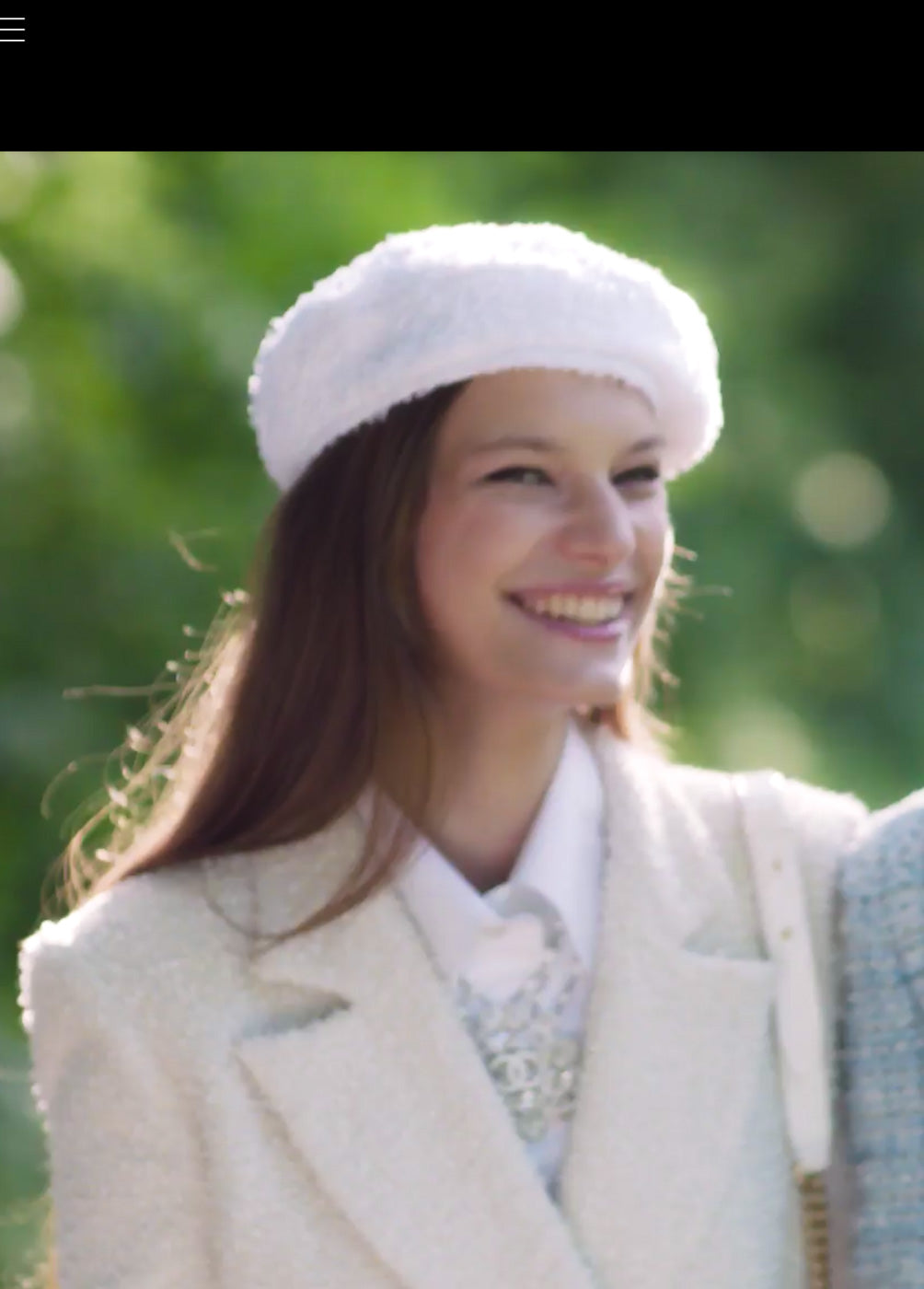 CHANEL 19C Ivory LA PAUSA Buttons Double Jacket 36 38 シャネル アイボリー ラ パウザ ロゴ ボタン ダブル ジャケット 即発