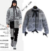 CHANEL 17B Light Grey Black Bow Logo Down Coat Jacket 34 36 シャネル ライトグレー ブラック リボン ロゴ ダウン ジャケット コート 即発