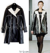 CHANEL 11A Black Matelasse Lambskin Leather Double Coat 36 シャネル ブラック マトラッセ ラムスキン レザー ダブル コート 即発