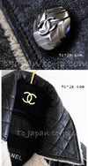 CHANEL 11A Black Matelasse Lambskin Leather Double Coat 36 シャネル ブラック マトラッセ ラムスキン レザー ダブル コート 即発