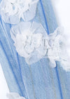 CHANEL 18S Light Blue Cotton Wash Denim Camellia Jacket Skirt Suit Set Up 36 38 シャネル ライト ブルー コットン デニム ウォッシュ カメリア ジャケット スカート スーツ セット アップ 即発