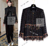 CHANEL 17PF Black Red Blue Mix Fantasy Tweed Jacket 34 ブラック レッド ブルー ミックス ファンタジー ツイード ジャケット 即発