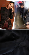 CHANEL 17PF Black Red Blue Mix Fantasy Tweed Jacket 34 ブラック レッド ブルー ミックス ファンタジー ツイード ジャケット 即発