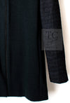 CHANEL Black Chain Trim Cotton Jacket 38 シャネル ブラック チェーン トリミング コットン ジャケット 即発