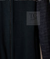 CHANEL Black Chain Trim Cotton Jacket 38 シャネル ブラック チェーン トリミング コットン ジャケット 即発