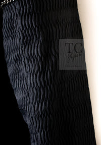 CHANEL Black Chain Trim Cotton Jacket 38 シャネル ブラック チェーン トリミング コットン ジャケット 即発