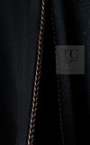 CHANEL Black Chain Trim Cotton Jacket 38 シャネル ブラック チェーン トリミング コットン ジャケット 即発