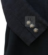 CHANEL Black Chain Trim Cotton Jacket 38 シャネル ブラック チェーン トリミング コットン ジャケット 即発