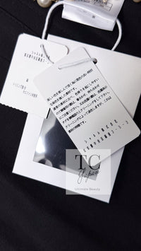 CHANEL 17C Black Cotton Denim Collarless Jacket 36 シャネル ブラック コットン デニム ノーカラー ジャケット 即発