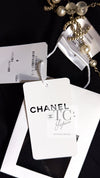 CHANEL 17C Black Cotton Denim Collarless Jacket 36 シャネル ブラック コットン デニム ノーカラー ジャケット 即発