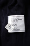 CHANEL 13S Navy White Gray Stripe Cotton Tweed Jacket 36 シャネル ネイビー ホワイト グレー ストライプ コットン ツイード ジャケット 即発