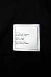 CHANEL 14A Black Leather Collar Zipup Wool Tweed Jacket 34 38 40 シャネル ブラック レザー襟 ジップアップ ウール ツイード ジャケット 即発