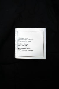 CHANEL 14A Black Leather Collar Zipup Wool Tweed Jacket 34 38 40 シャネル ブラック レザー襟 ジップアップ ウール ツイード ジャケット 即発