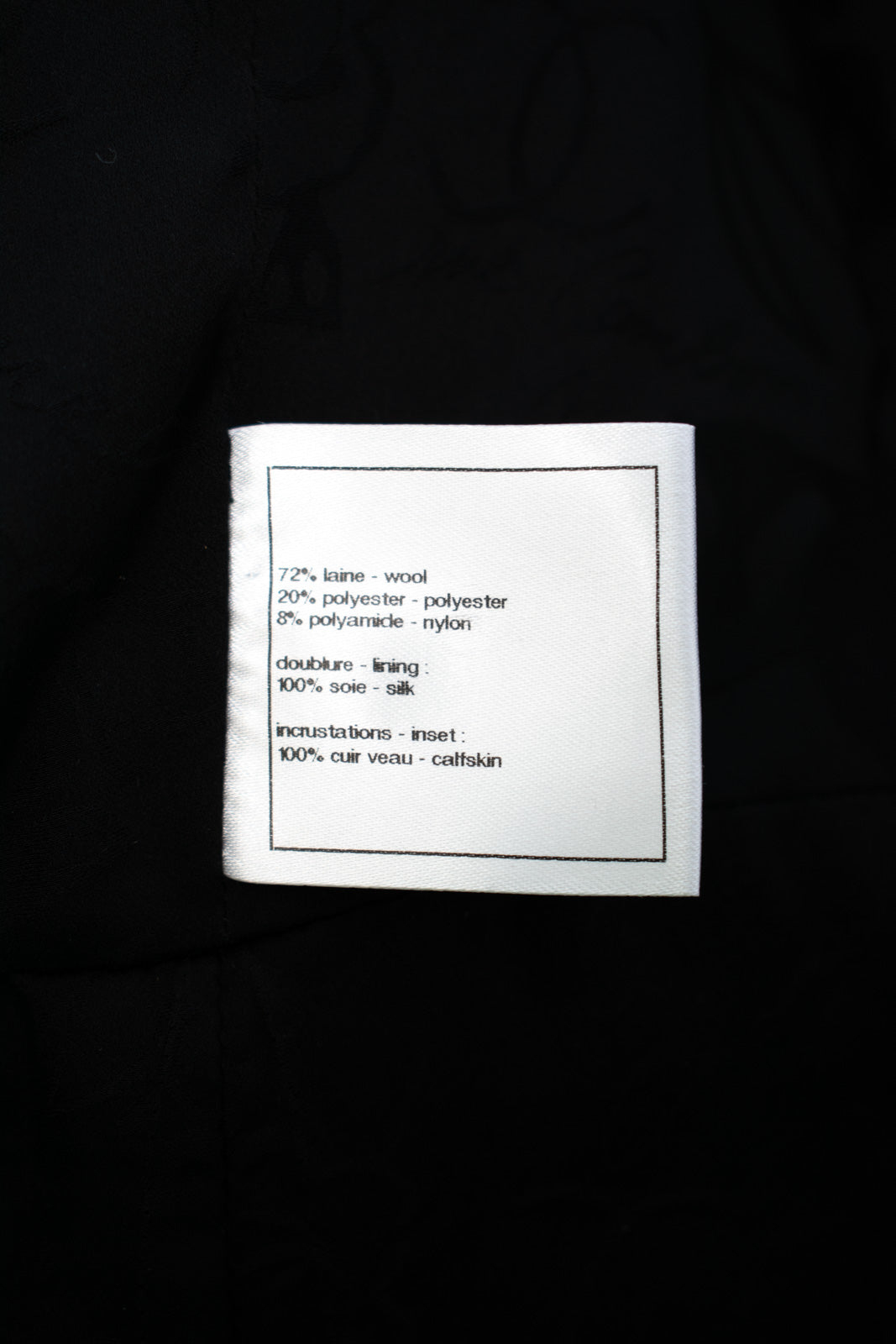CHANEL 14A Black Leather Collar Zipup Wool Tweed Jacket 34 38 40 シャネル ブラック レザー襟 ジップアップ ウール ツイード ジャケット 即発