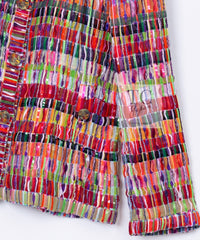 CHANEL 16C Multicolor CC Button Collarless Jacket 36 シャネル マルチカラー ココボタン ノーカラー ジャケット 即発