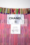 CHANEL 16C Multicolor CC Button Collarless Jacket 36 シャネル マルチカラー ココボタン ノーカラー ジャケット 即発
