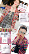 CHANEL 16C Multicolor CC Button Collarless Jacket 36 シャネル マルチカラー ココボタン ノーカラー ジャケット 即発