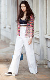 CHANEL 16C Multicolor CC Button Collarless Jacket 36 シャネル マルチカラー ココボタン ノーカラー ジャケット 即発