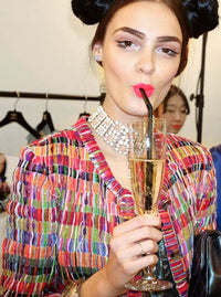 CHANEL 16C Multicolor CC Button Collarless Jacket 36 シャネル マルチカラー ココボタン ノーカラー ジャケット 即発