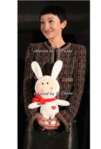 CHANEL 15A Maroon Wine Red Braid Trimming Wool Tweed Jacket 34 シャネル ワインレッド ブレイドトリミング ウール ツイード ジャケット 即発