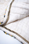 CHANEL 17C Ivory Cotton Collarless Tweed Jacket 36 シャネル アイボリー ノーカラー コットン ツイード ジャケット 即発